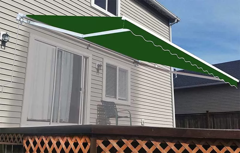 Tenda za montažu na zid ili plafon Zelena 3x2m