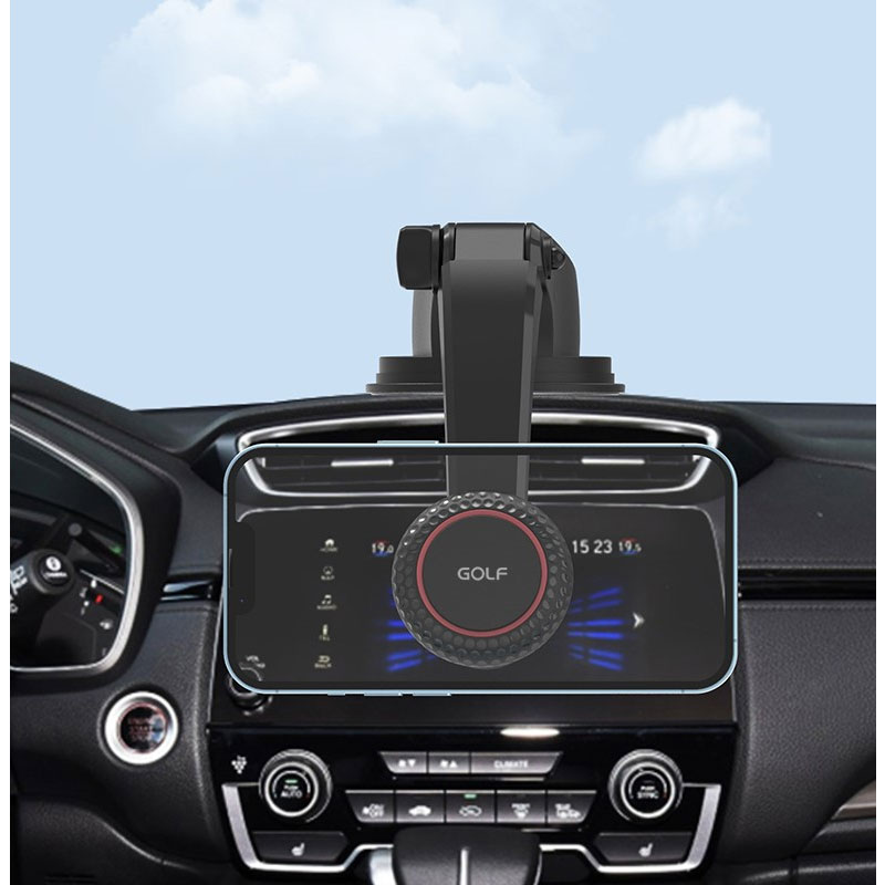 Magnetni auto držač mobilnog uređaja Golf CH16 crni - dodatni pogled