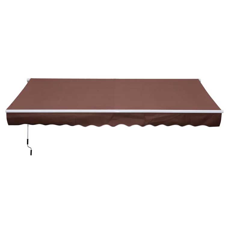 Tenda za montažu na zid ili plafon Braon Kapućino 3x2m - dodatni pogled