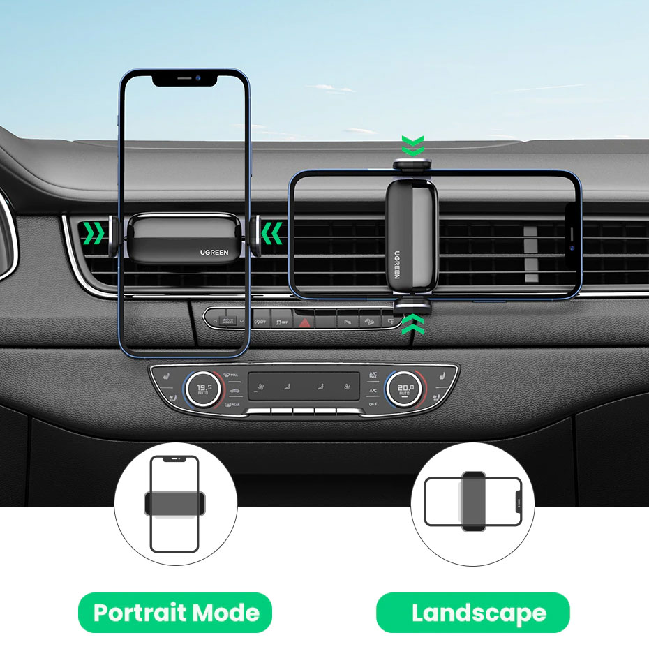 Držač za mobilni za ventilacioni otvor Ugreen LP120 Metal Black - dodatni pogled