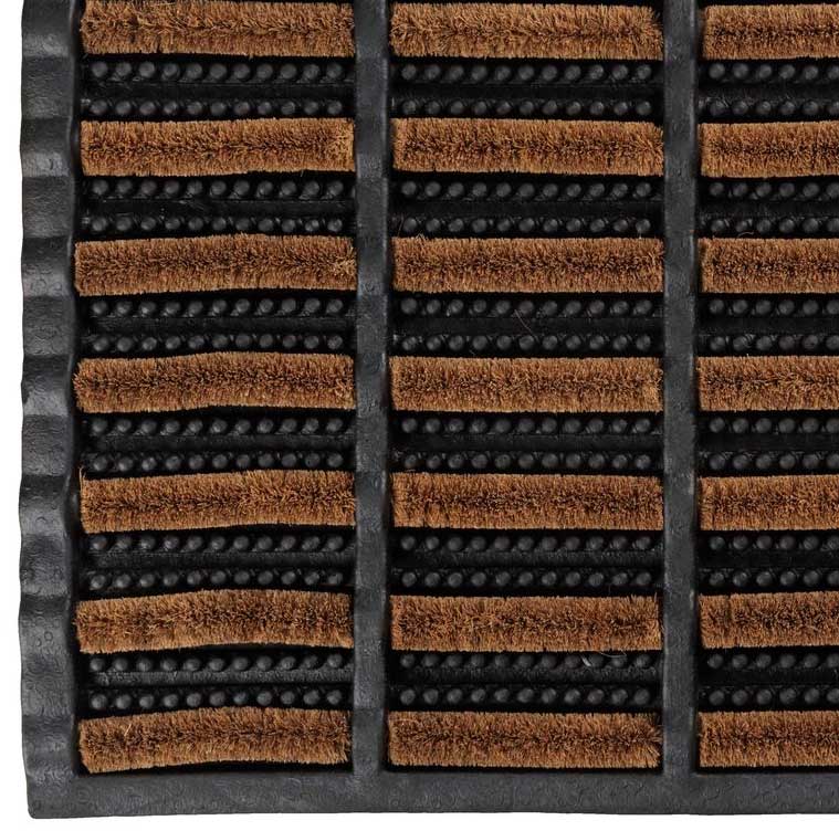 Otirač za obuću od kokosovih vlakana i gume 40x60cm - dodatni pogled