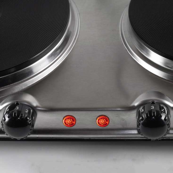 Električni rešo sa dve grejne ploče 1000+1500W HG-R04SS - dodatni pogled