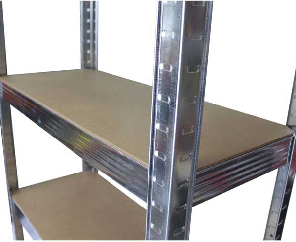 Metalna stalaža sa pet polica za odlaganje Nosivost 5x100kg 180x75x35cm - dodatni pogled