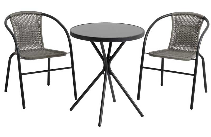 Balkonska garnitura Vista sa stolom i dve stolice - dodatni pogled