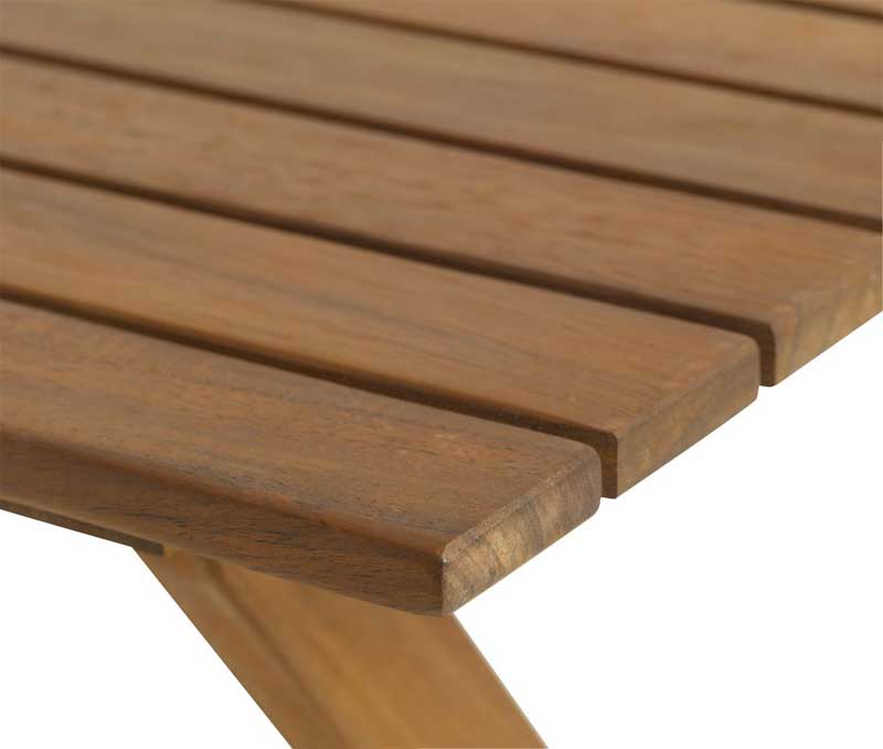 Sklopiv balkonski stočić od bagremovog drveta - dodatni pogled