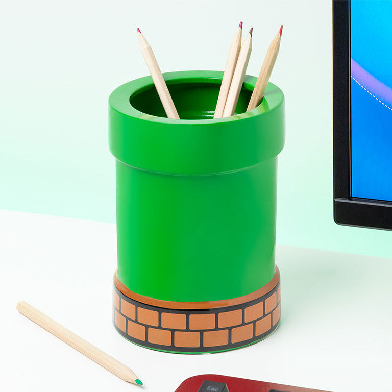 Super Mario Bros. Warp Pipe držač za olovke - dodatni pogled