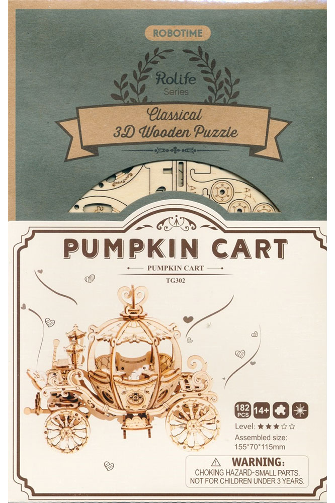 Robotime 3D maketa Pepeljugina kočija od bundeve - dodatni pogled