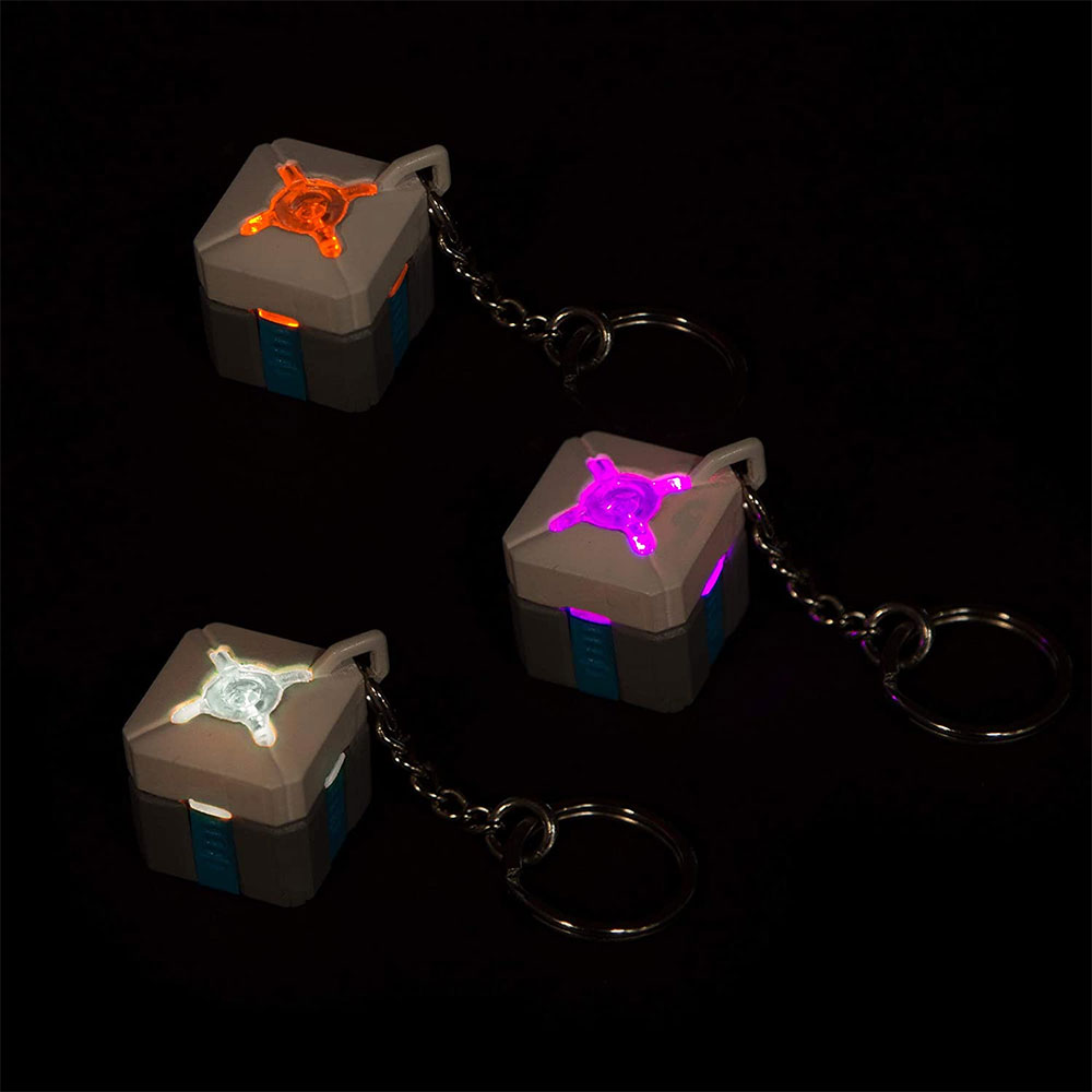Overwatch Loot Box LED multicolor privezak za ključeve - dodatni pogled