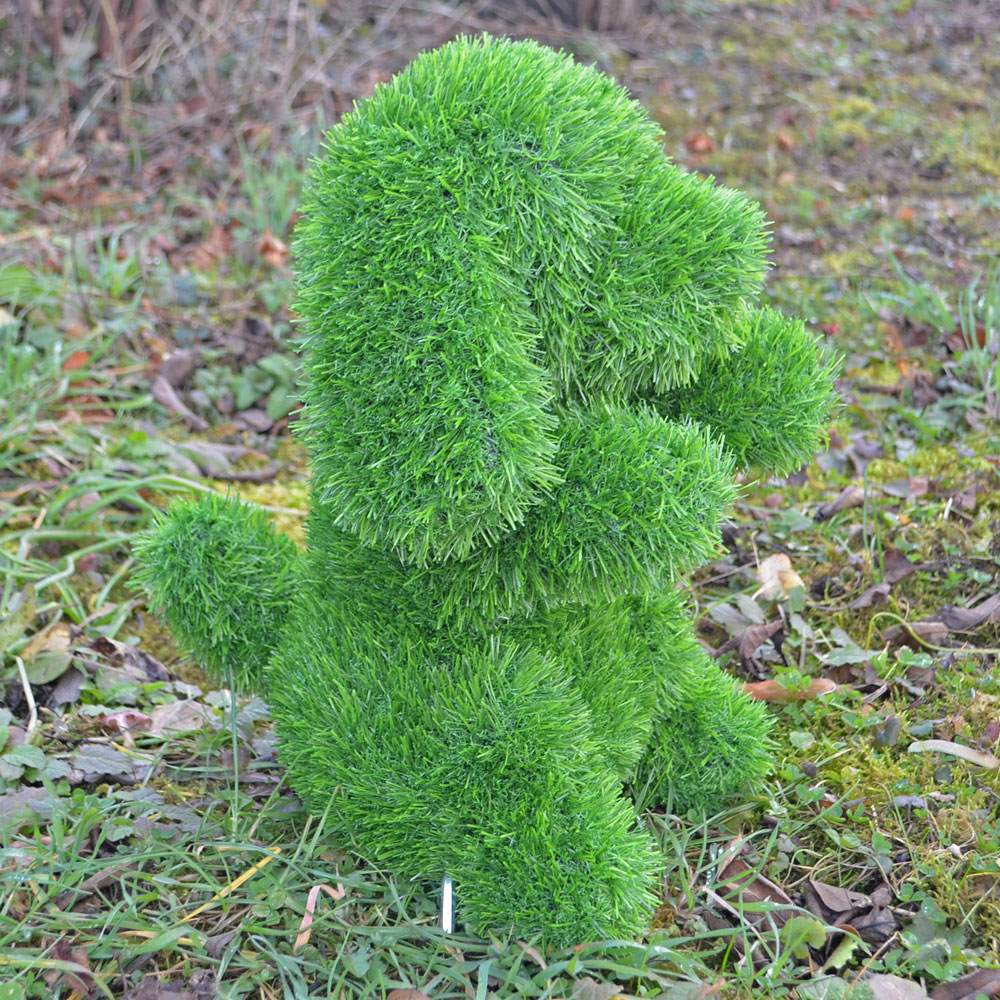 AniPlants Kuca koja sedi 50 cm baštenski ukras od veštačke trave - dodatni pogled