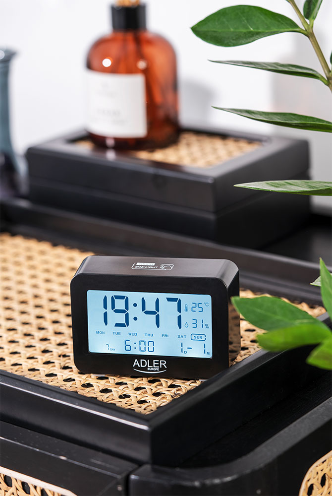 Adler AD1196B budilnik na baterije - dodatni pogled