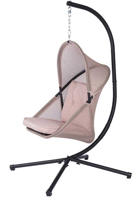 Viseća ljuljaška Rodos braon 115x108x203cm - dodatni pogled