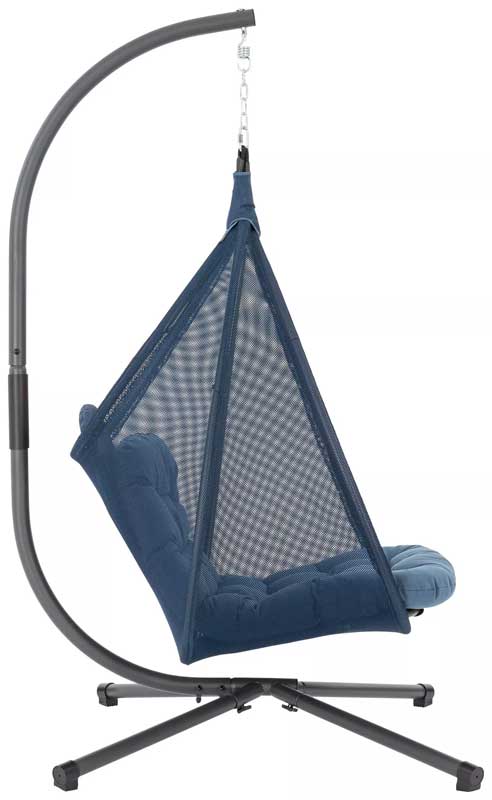 Viseća ljuljaška Puket tamno plava 126x104x195cm - dodatni pogled
