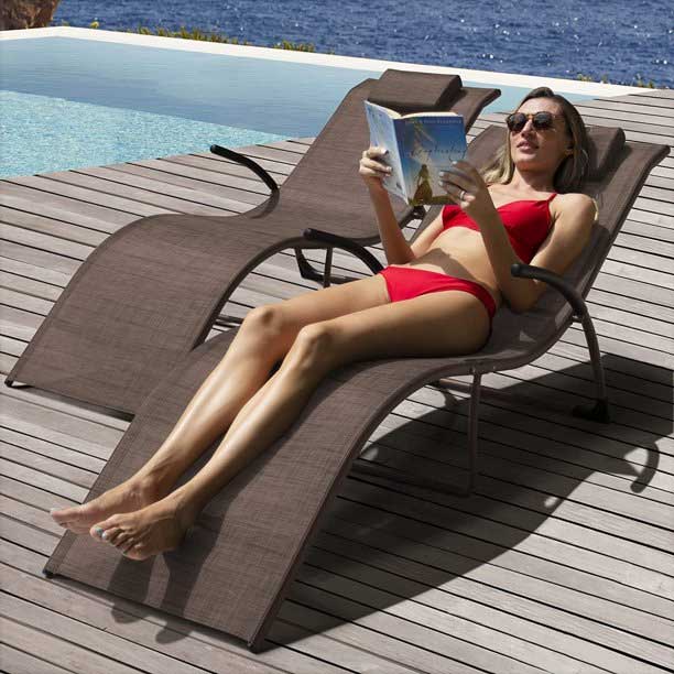 Sklopiva ležaljka Vista BR - dodatni pogled