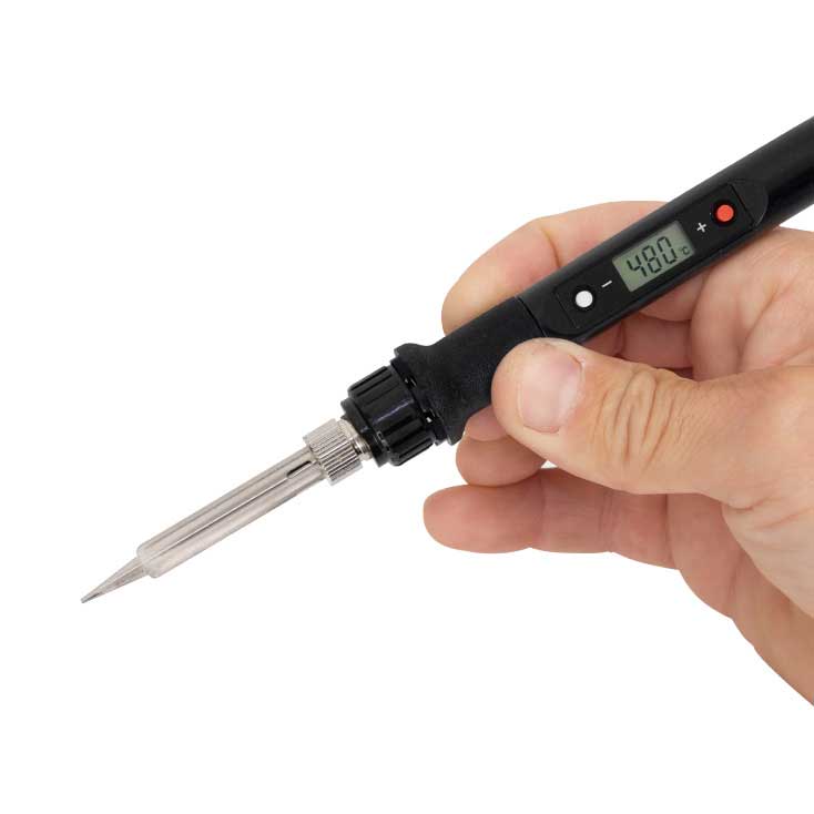 Štapna lemilica sa podesivom temperaturom i digitalnim displejem 80W - dodatni pogled