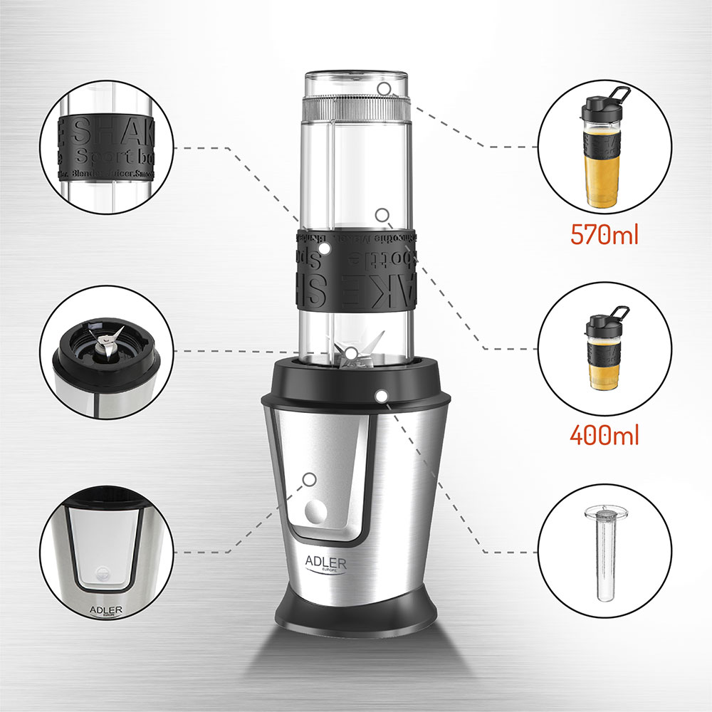 Adler Nutri blender AD 4081 sa funkcijom drobljenja leda - dodatni pogled