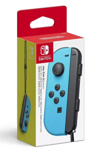 Nintendo Switch Joy-Con Left Kontroler Neon Blue - dodatni pogled