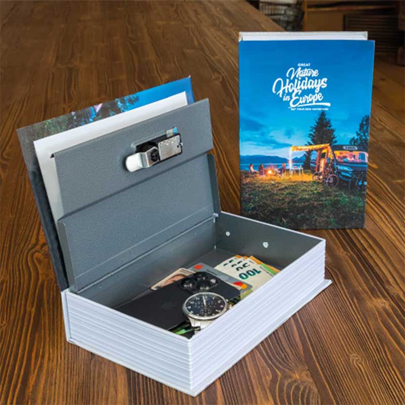 Sef za novac i dragocenosti u obliku knjige sa šifrom Abus Book - dodatni pogled