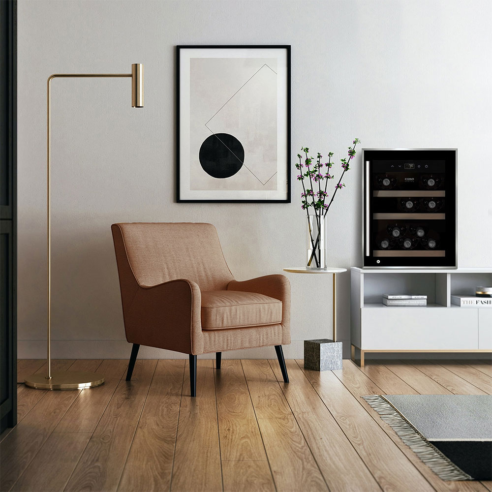 Rashladna vitrina za 12 flaša vina Caso WineSafe 12 Black - dodatni pogled