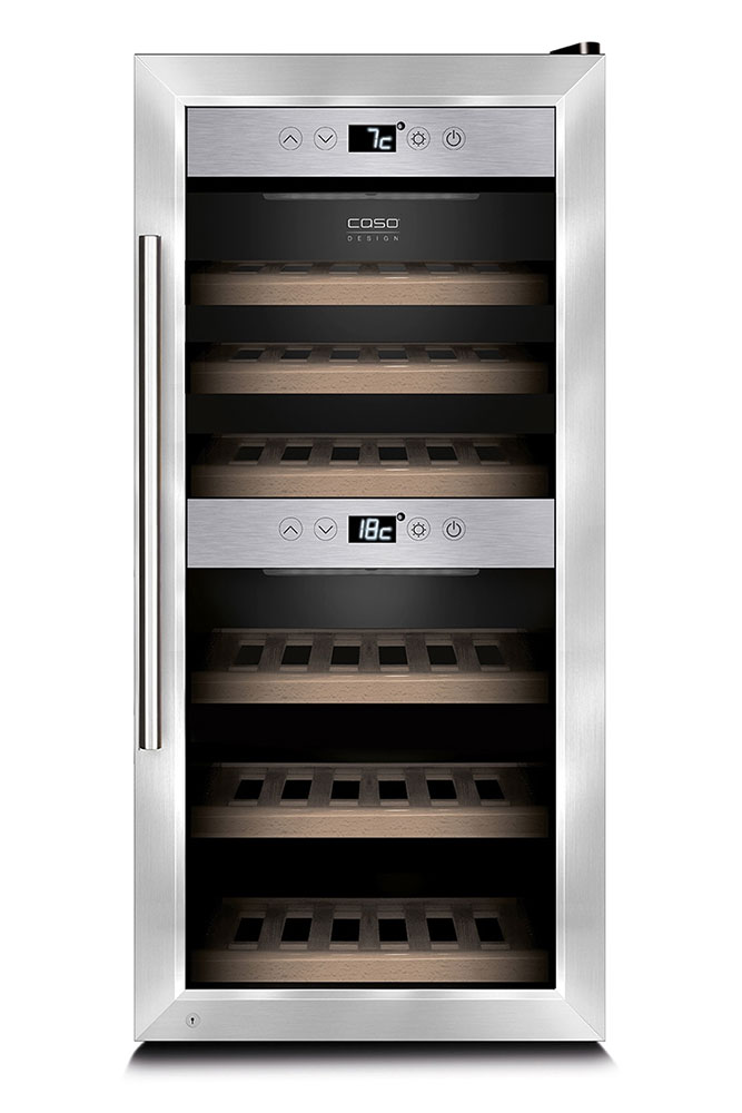 Rashladna vitrina sa dve temperaturne zone Caso WineComfort 24 - dodatni pogled