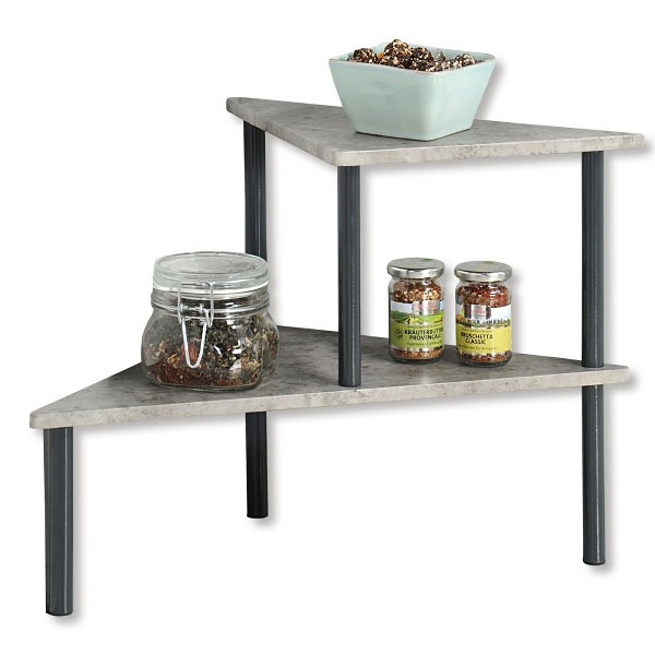 Ugaona kuhinjska polica Kesper 27811 - dodatni pogled