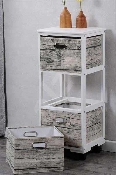 Polica sa točkićima i tri korpe za odlaganje Kesper KSP14276 - dodatni pogled