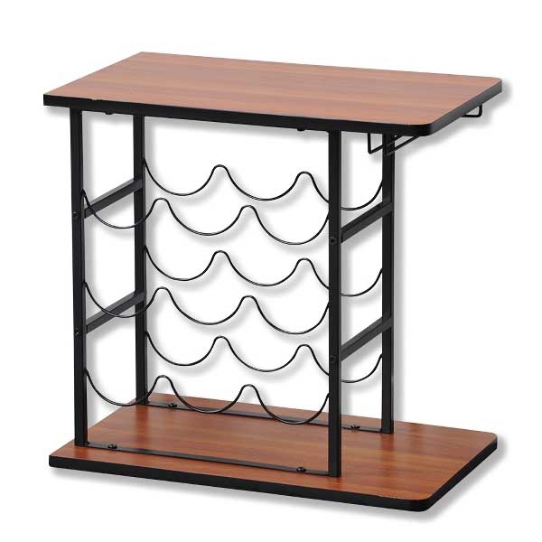 Polica  za flaše sa držačem za čaše Kesper 27830 - dodatni pogled