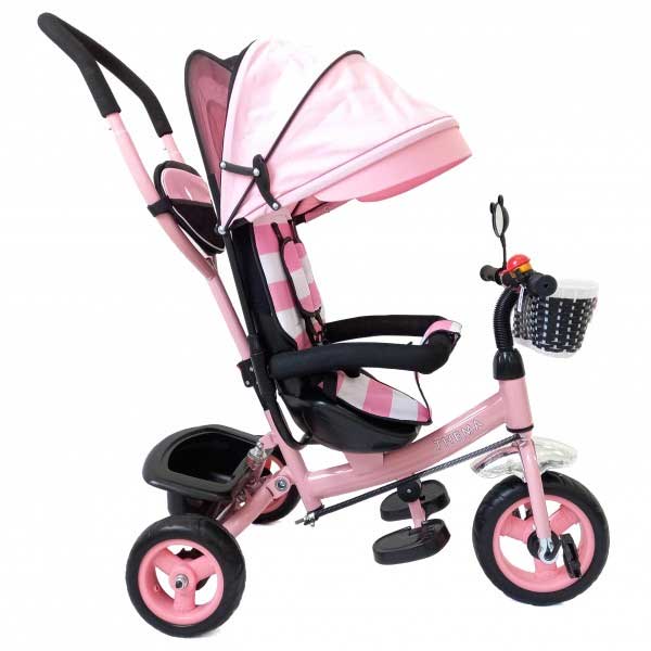 Dečiji tricikl Guralica Sa tendom TS-63 Pink - dodatni pogled