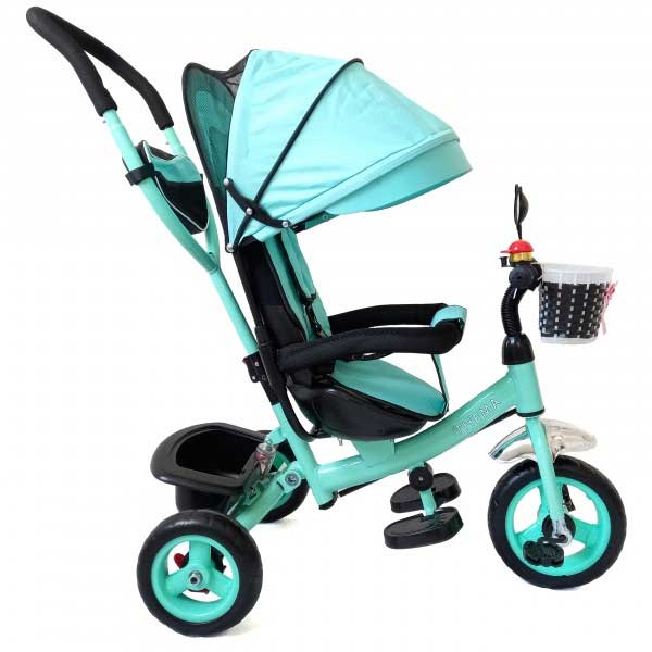 Dečiji tricikl Guralica Sa tendom TS-63 Mint - dodatni pogled