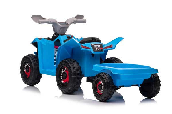 Dečije vozilo na akumulator sa prikolicom ATV Blue - dodatni pogled