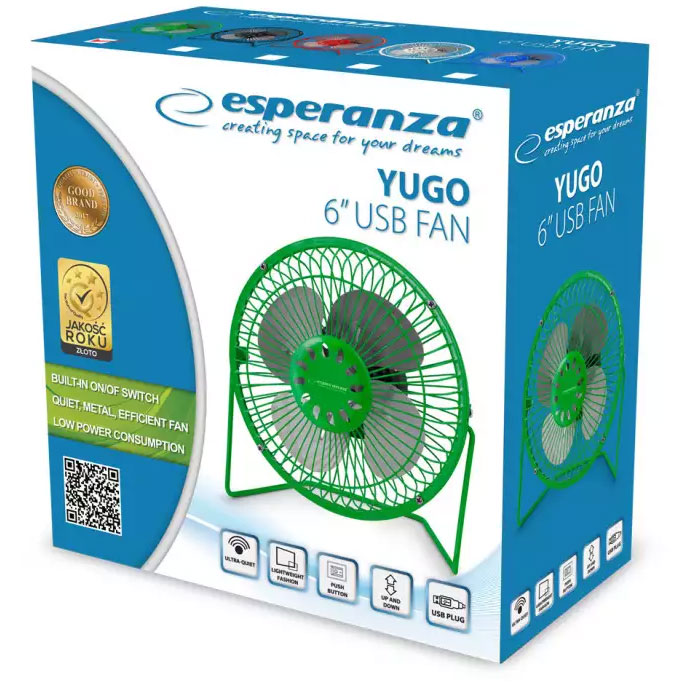 USB ventilator Esperanza Yugo EA149G - dodatni pogled