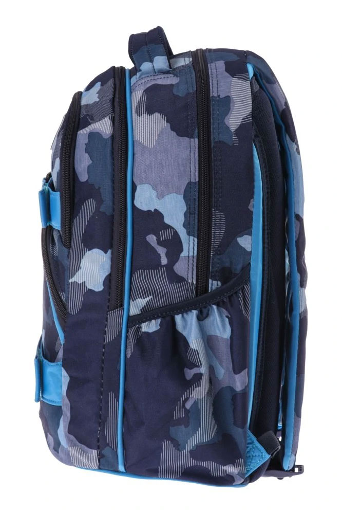Ergonomski školski ranac Military blue - dodatni pogled