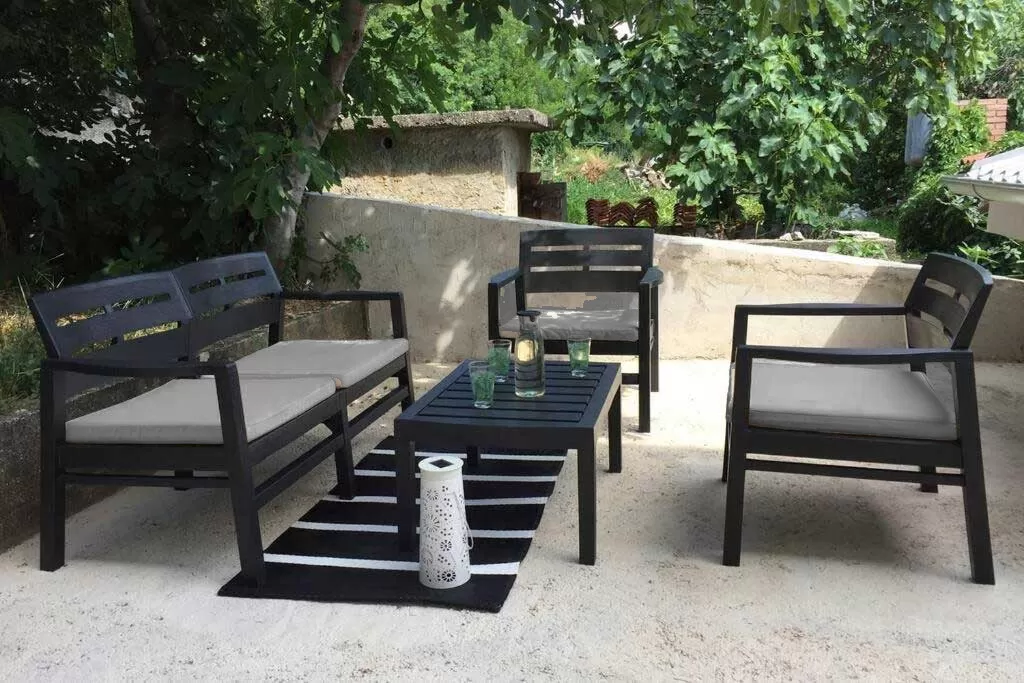 Progarden Java Baštenska Garnitura 2 Fotelje, Dvosed, Sto i Jastuci Za sedenje
