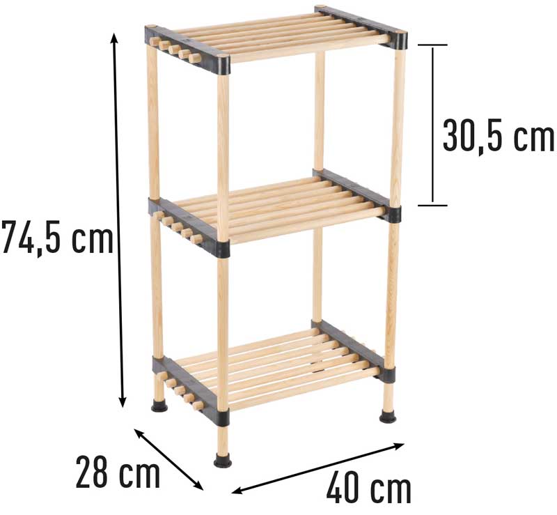 Višenamenska polica za odlaganje Seowood RF-4003 - dodatni pogled