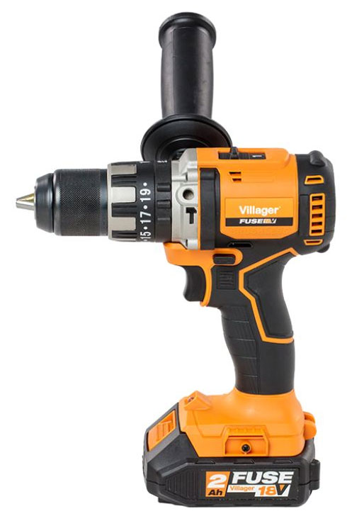 Akumulatorska udarna bušilica Villager Fuse VPL 8120 sa poklon baterijom i punjačem - dodatni pogled