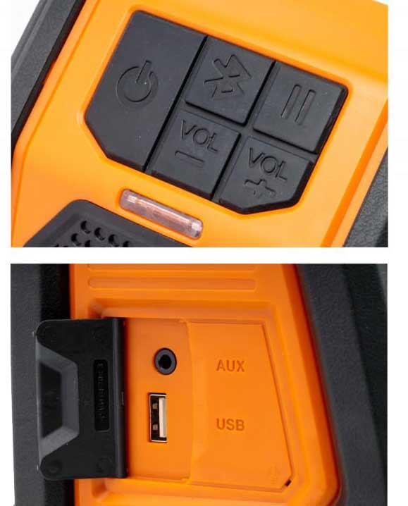 Akumulatorski bluetooth zvučnik 2x3W Villager Fuse Bez baterije i punjača - dodatni pogled