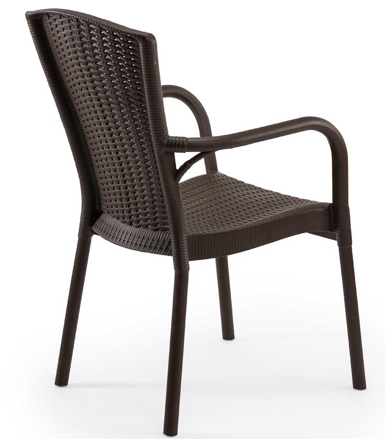 Baštenska stolica sa naslonima za ruke Tilia Royal Braon - dodatni pogled