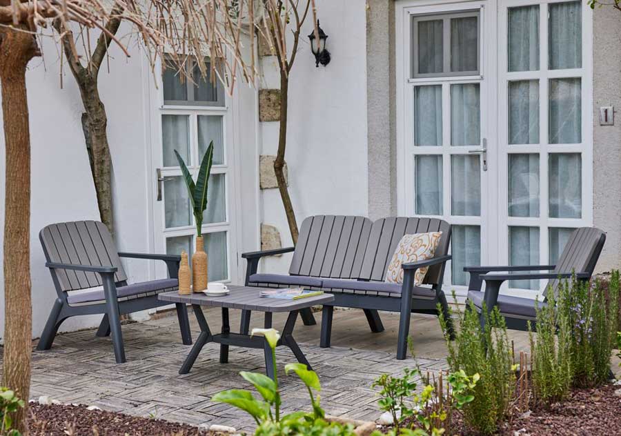 Tilia Garnitura za baštu ili terasu Silva Mink Anthracite - dodatni pogled