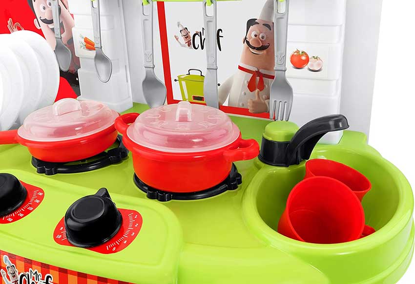 Dečija Kuhinja Globo sa 15 dodataka - dodatni pogled