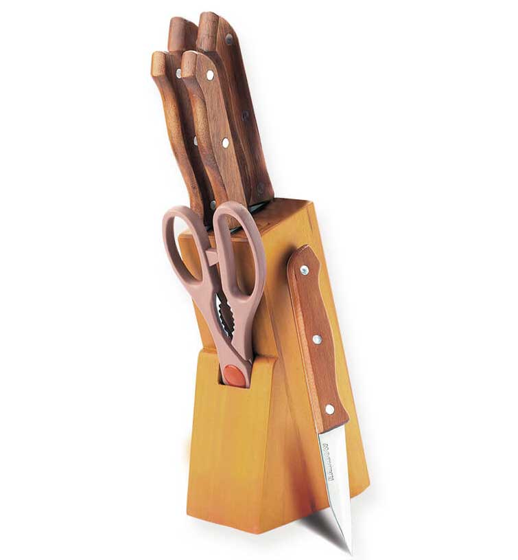 Komplet kuhinjskih noževa sa drvenim stalkom Maestro MR 1401 - dodatni pogled