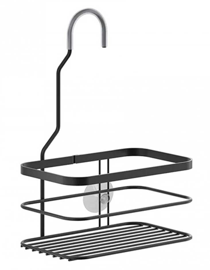 Viseća Polica Za Kupatilo - Montaža Bez Bušenja Metaltex Italija - dodatni pogled