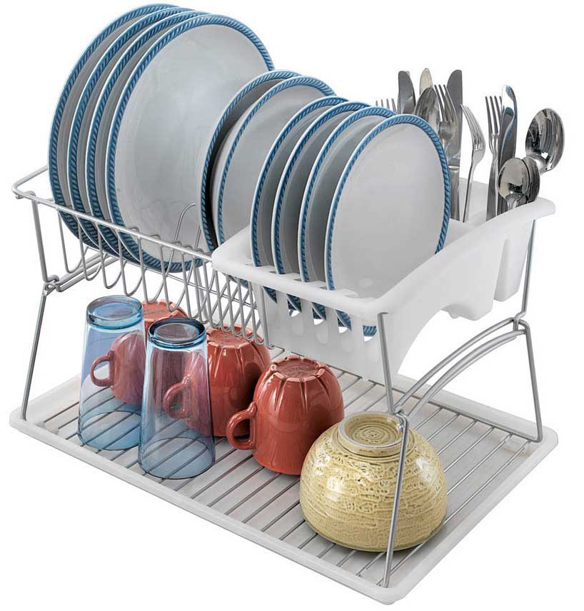 Metaltex Etažni stalak za sušenje posuđa GeniusTex - dodatni pogled