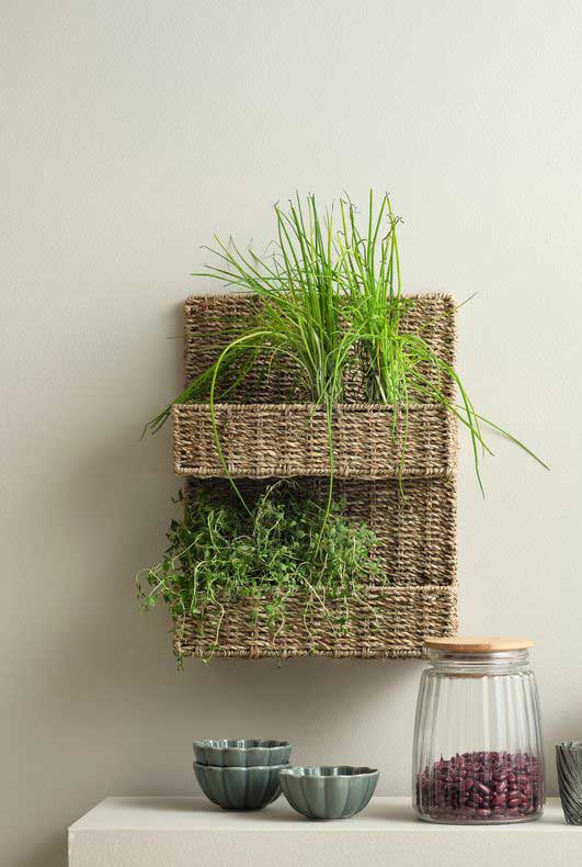 Zidna Polica Sa Dve Korpe - dodatni pogled