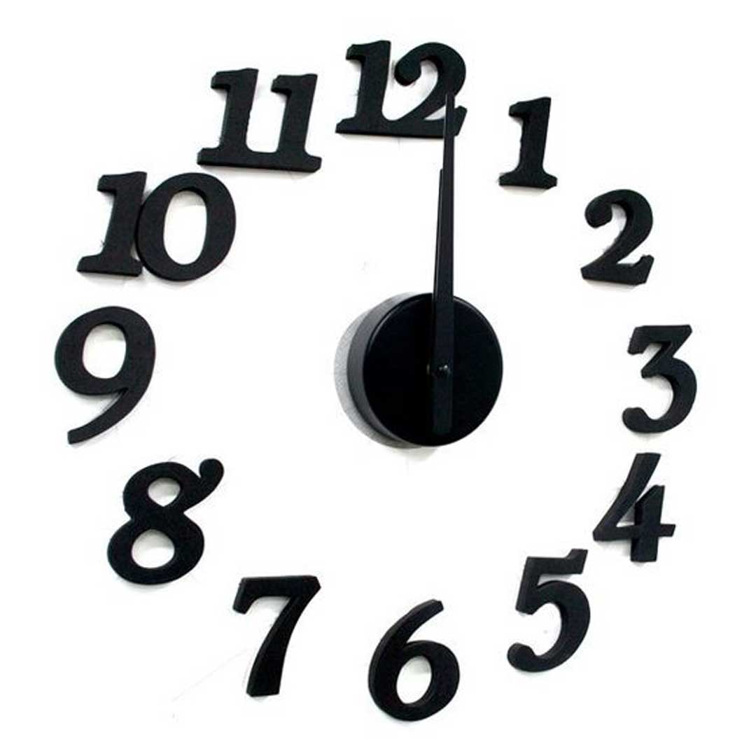 3D Akrilni Samolepljivi Zidni Sat - dodatni pogled