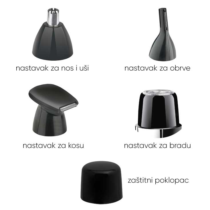 Višenamenski trimer za negu lica Iskra MY-702 - dodatni pogled