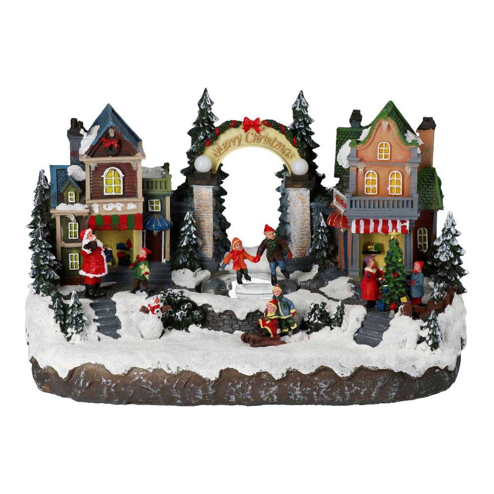 Zimska Scena Diorama Novogodišnje Selo - dodatni pogled