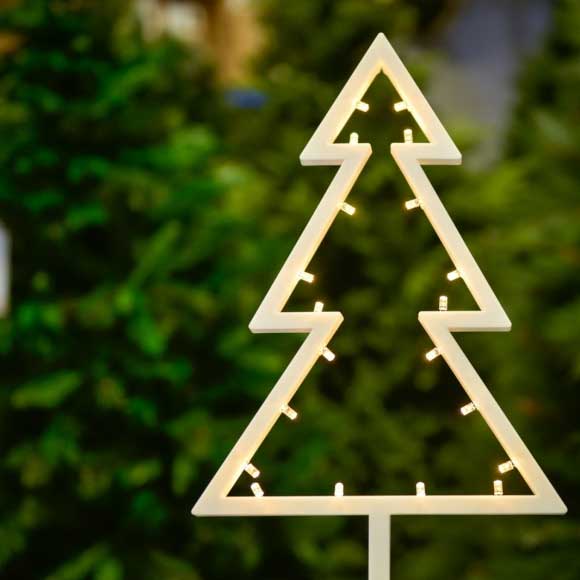 Novogodišnja stona LED jelka na baterije 39cm - dodatni pogled