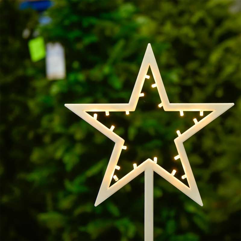 Novogodišnja stona LED zvezda na baterije 39cm - dodatni pogled