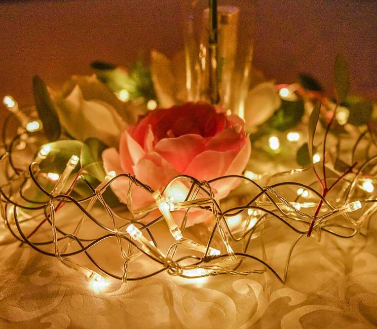 Novogodišnji LED venac na baterije 30cm - dodatni pogled