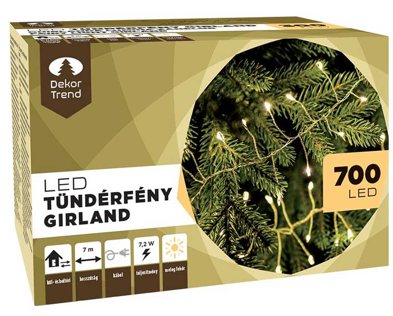 Novogodišnja girlanda sa LED lampicama 700cm - dodatni pogled