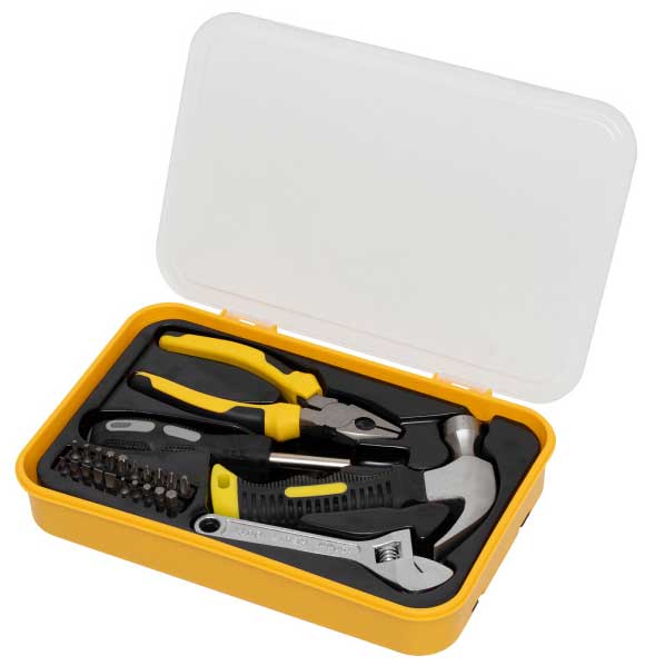 Komplet kućnog alata u kutiji 24 dela DE418679 - dodatni pogled